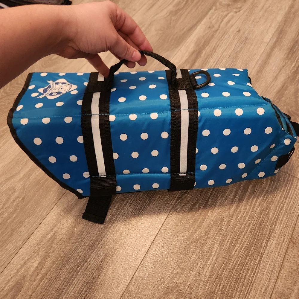 Dog Life Jacket Paws Aboard Adjustable MEDIUM